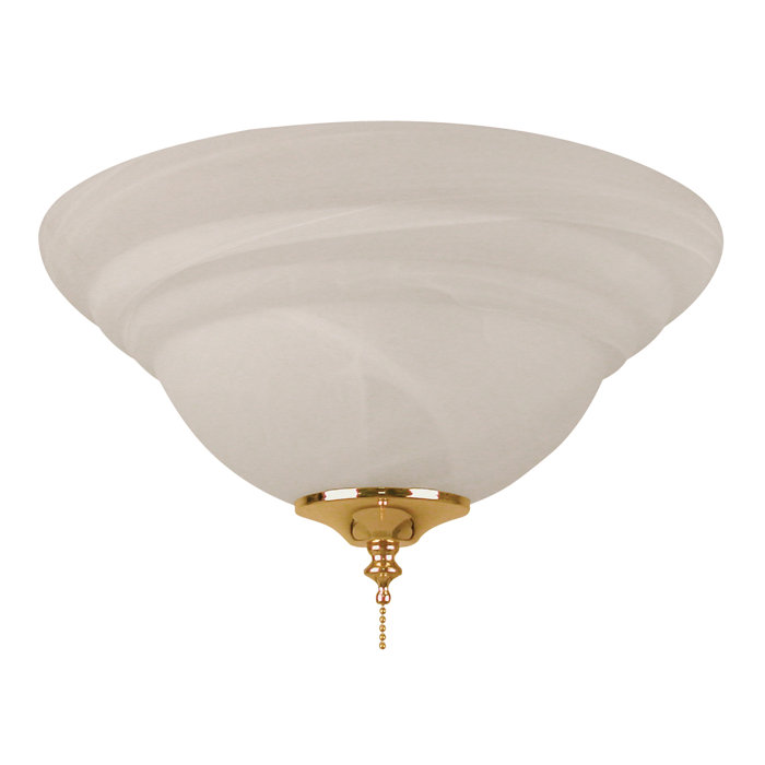 Charlton Home® Elegance 2Light Universal Ceiling Fan Bowl Light Kit Wayfair